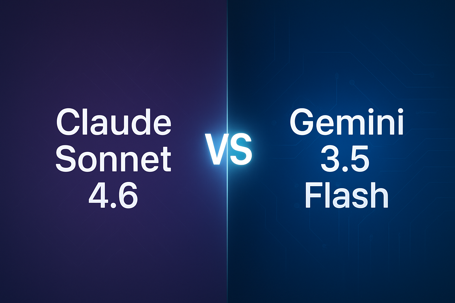 Claude Sonnet 4.6 vs Gemini 3.5 Flash comparison