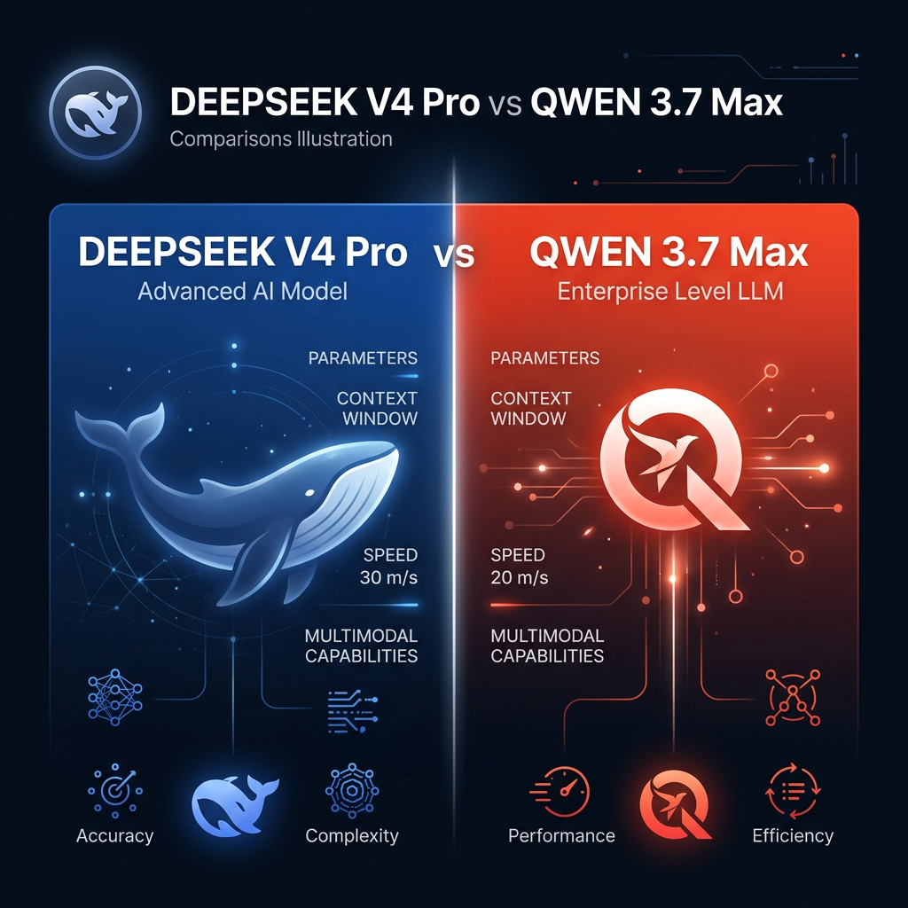DeepSeek V4 Pro vs Qwen 3.7 Max comparison