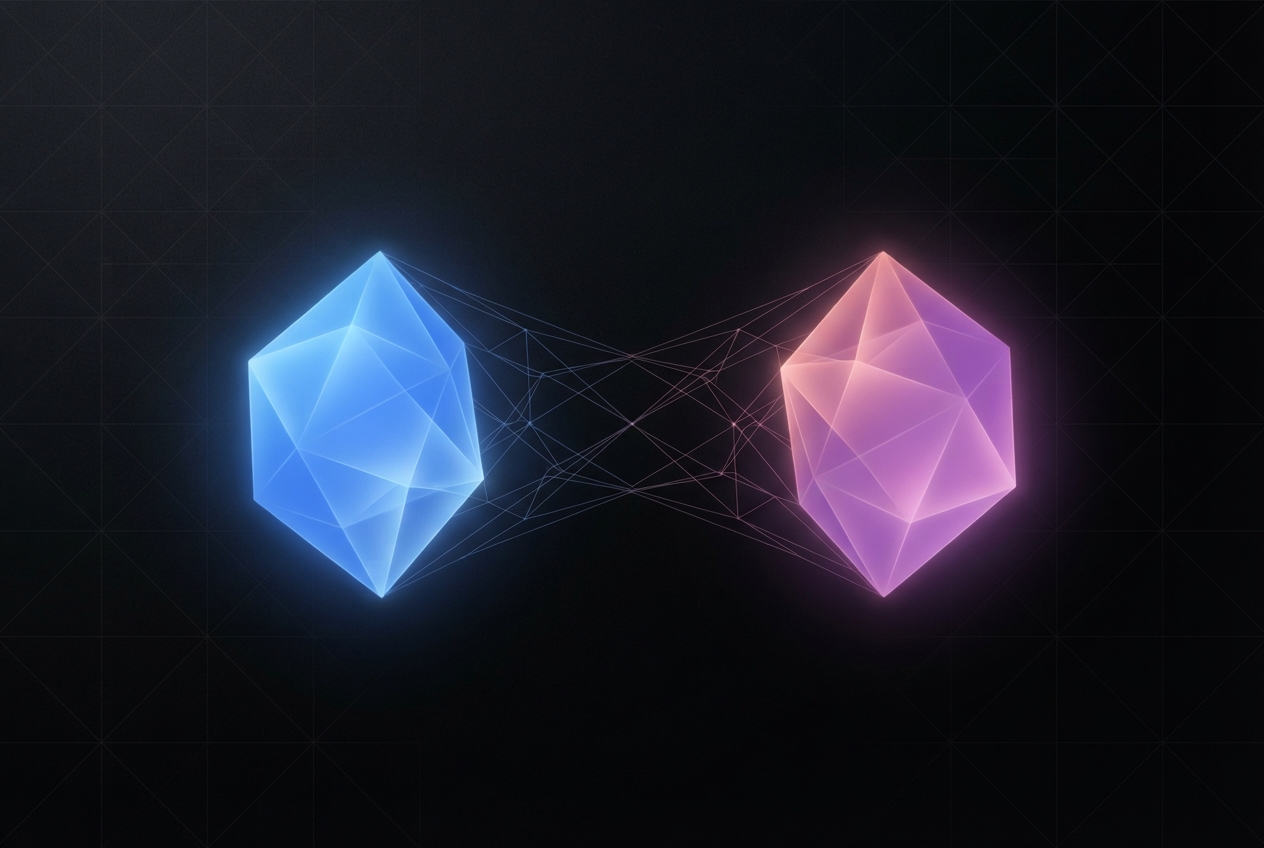 Gemini 3.7 Flash vs Claude Sonnet 5 comparison illustration on dark background