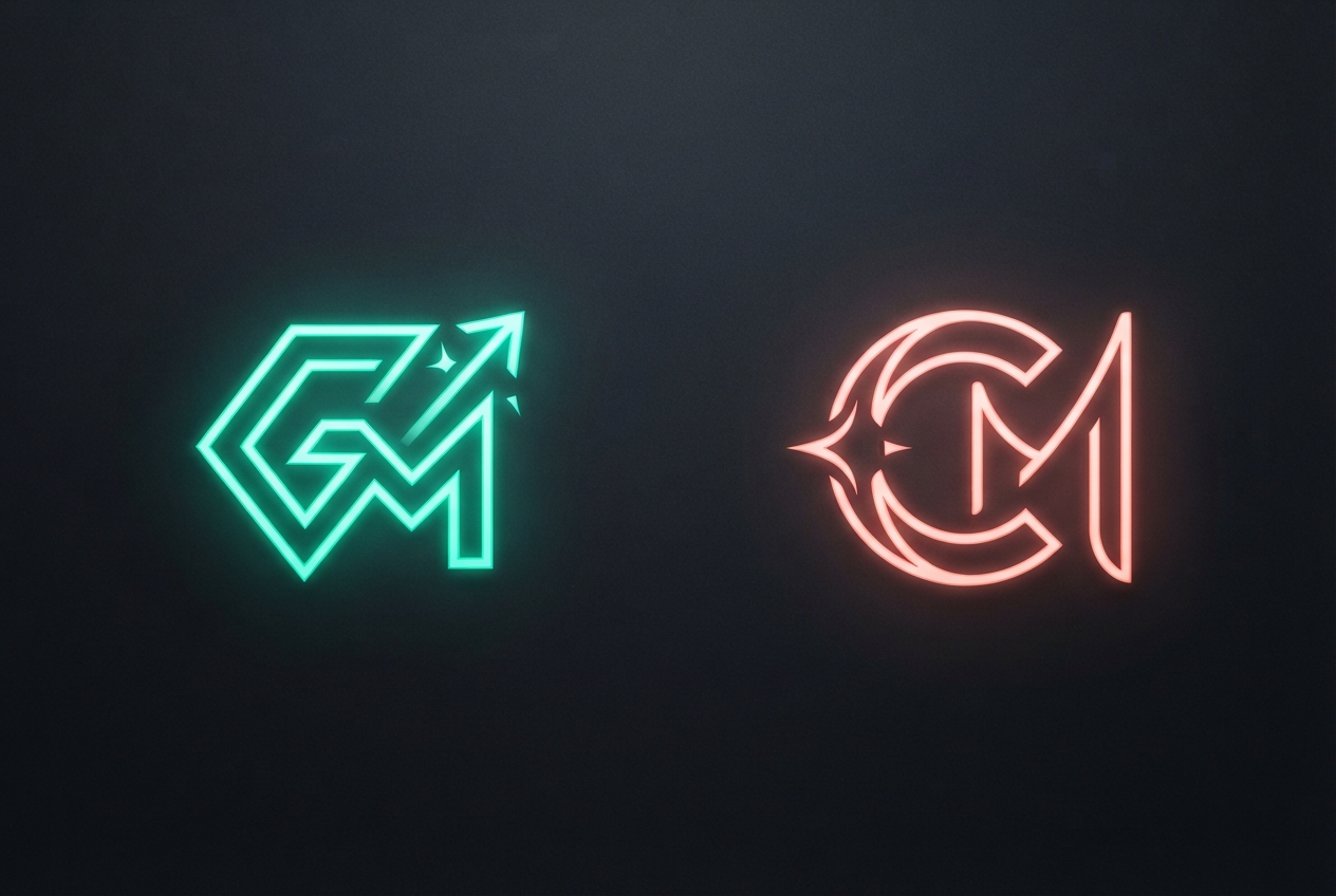 GLM 5.3 vs Claude Opus 5 Comparison Minimalist Emblems