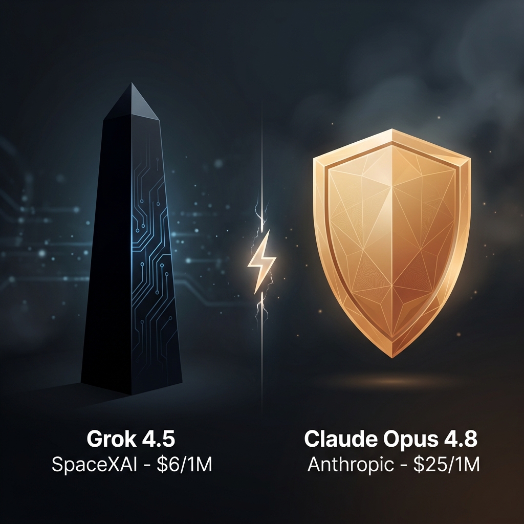Grok 4.5 vs Claude Opus 4.8: SpaceXAI Speed vs Anthropic Depth
