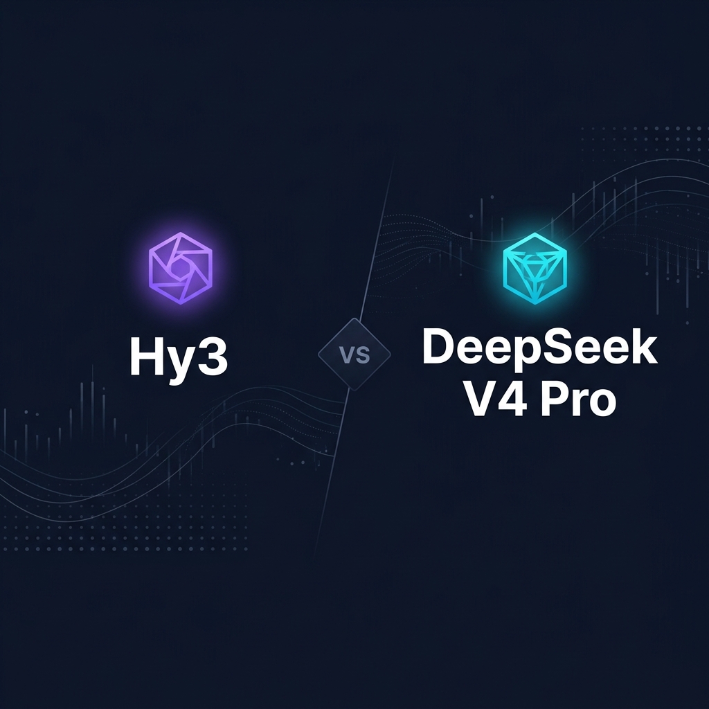 Hy3 vs DeepSeek V4 Pro open-weight AI model comparison 2026