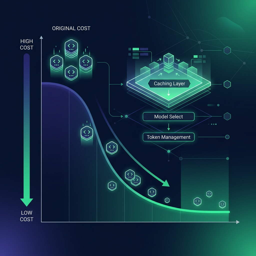 How to Reduce AI Coding Agent Costs - cost optimization strategies illustration