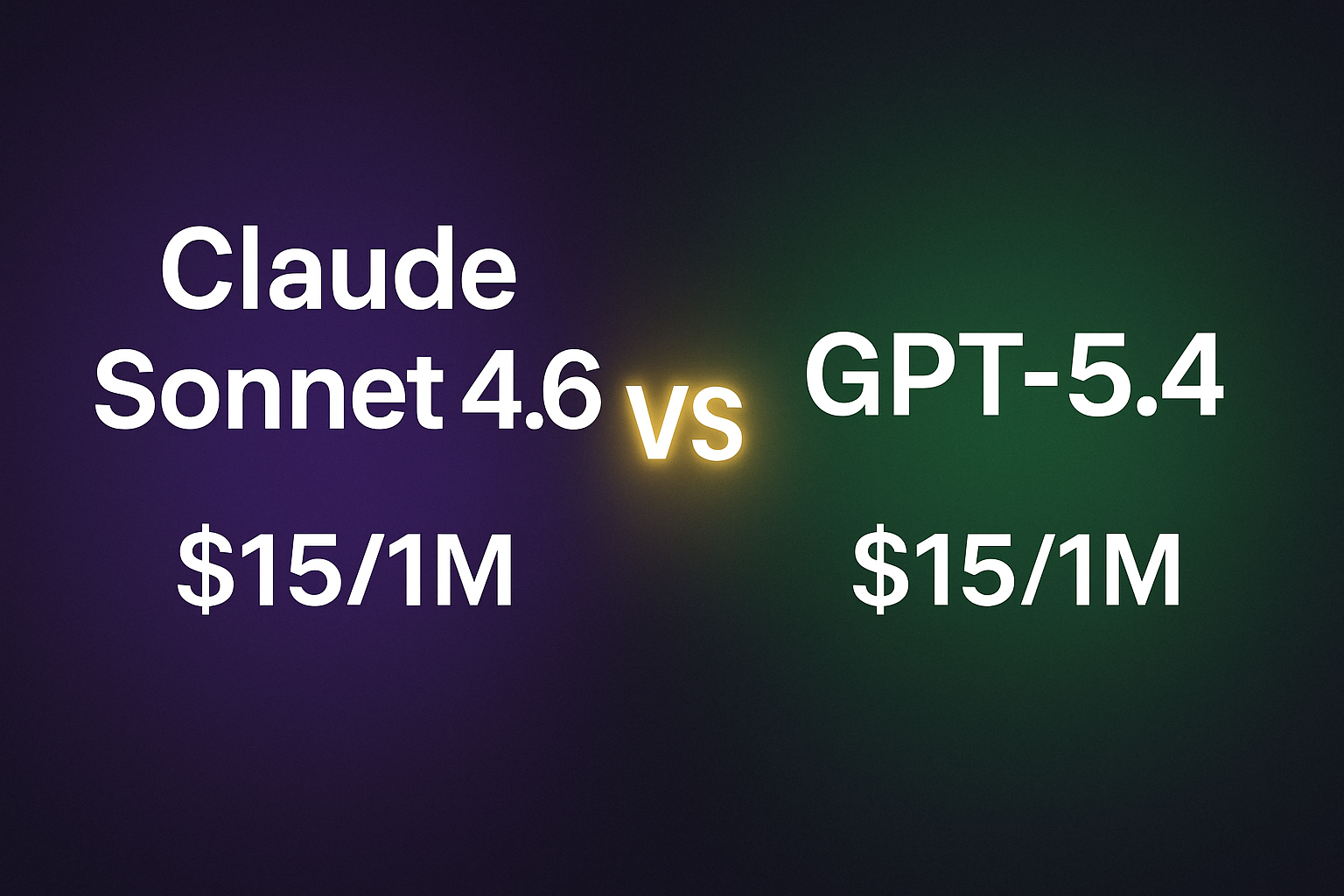 Claude Sonnet 4.6 vs GPT-5.4 comparison - the $15 mid-tier coding workhorses