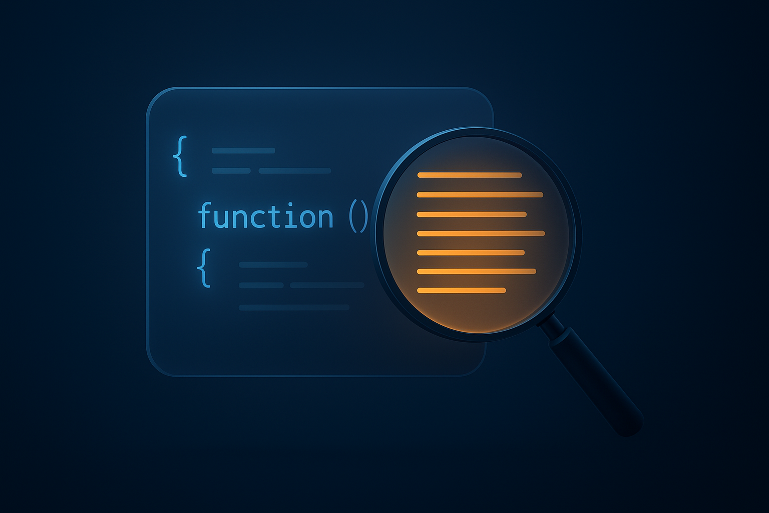 Best AI Code Explainers in 2026 — AI magnifying glass revealing plain English from complex code