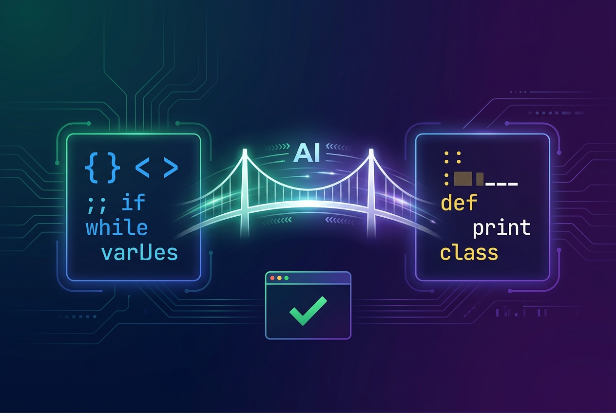 Best AI Code Converter Tools — code transformation with sandbox verification